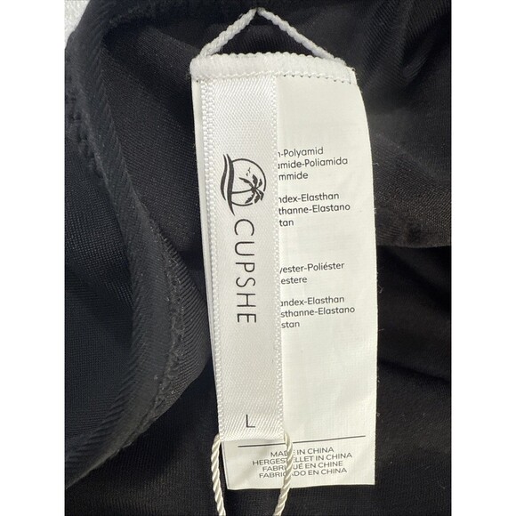 Cupshe Swimsuit Womens L Carly Colorblock Tummy Control One Piece Swimming Beach - Picture 6 of 9